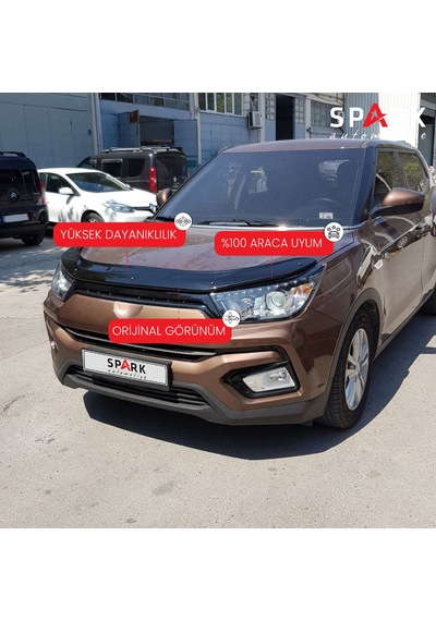 Ssangyong Tivoli 2015- Yılı Ve Sonrası Uyumlu Kaput Rüzgarlığı 3mm Siyah