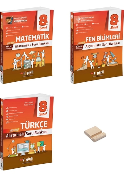 Lgs 8. Sınıf Konu Anlatımlı Alıştırmalı Matematik Fen Bilimleri Ve Türkçe Soru Bankası 3lü Set