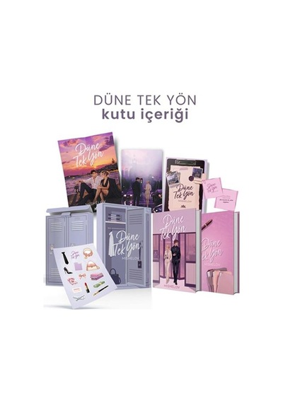 Düş Serisi 3: Düne Tek Yön Tek Kitaplık Kutu - Kyut-900371