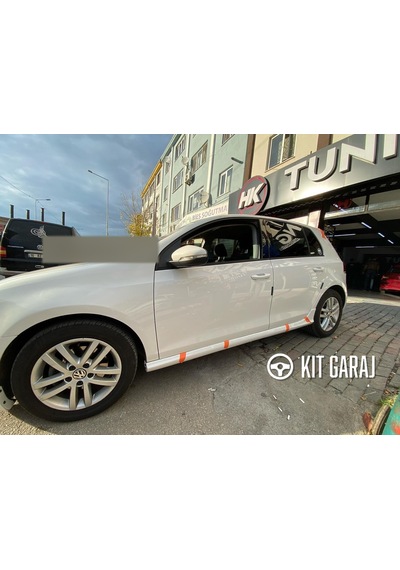 Kit Garaj Volkswagen Golf 5 Gtı Yan Marşpiyel Çift Plastik Boyasız