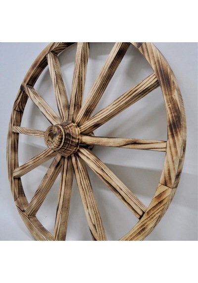 Otantik Ahşap At Arabası Tekeri 90 Cm. Diğer