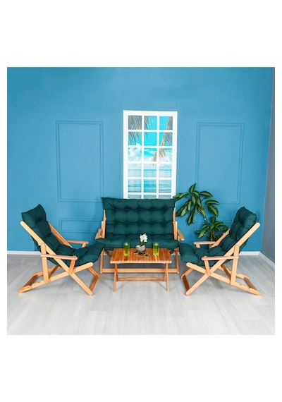 Reyo Bysay Ahşap Katlanabilir Taşinir Puf Minderli Kollu Şezlong Plaj Bahçe Teras Balkon Sandalyesi Koltuğu Takimi 4 Lü Set Haki Reyo Bysay Ahşap Katlanabilir Taşinir Puf Minderli Kollu Şezlong Plaj Bahçe Teras Balkon Sandalyesi Koltuğu Takimi 4 Lü Set Haki