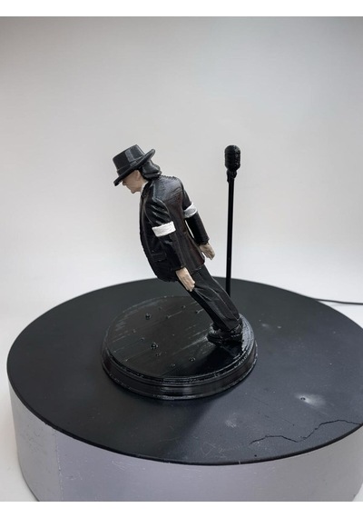 Michael Jackson Heykeli Smooth Criminal Eğilme Pozu Sanatçı Heykelcik 10 Cm Koleksiyonluk