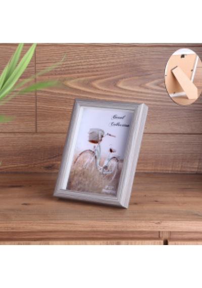 Konak Züccaciye Ahşap Resim Çerçevesi 13x18 Cm Gri Beyaz
