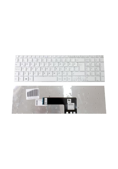 Sony Vaio Svf152c29w, Svf15318shb Notebook Klavyesi Beyaz Tr