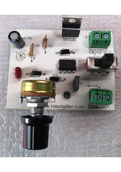 Dc Motor Hız Ve Yön Kontrol Devresi