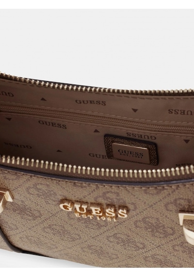 Guess Leona Logolu Kadın Kahverengi Omuz Çantası Hwsg9917180-ltl