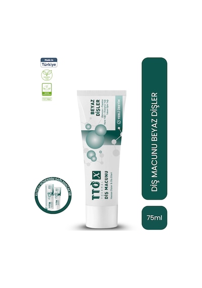 Tto X Hassas Dişler ve Diş Etleri Için Beyazlatıcı Diş Macunu 75Ml