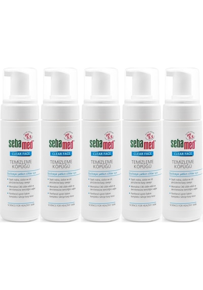 Sebamed Clear Face Yüz Temizleme Köpüğü 150ml 5 Li Set