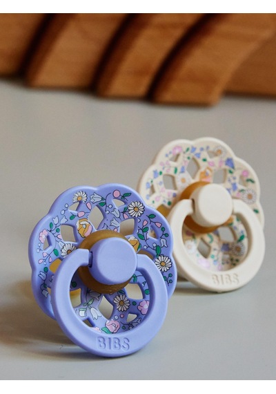 Bibs X Liberty Boheme İkili Emzik Chloe M-Ivory 6-18 Ay