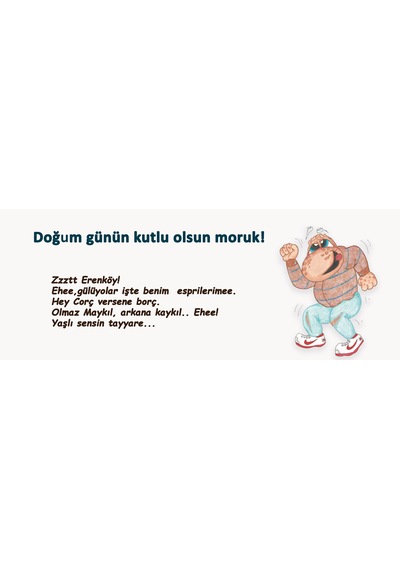Doğum Günün Kutlu Olsun Moruk Hediye Kupa Love Bug-t Beyaz