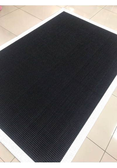Liparis Sisal Halı Dc482 Serisi Oturma Salon Yatak Odası Halısı Siyah