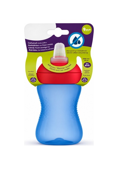 Yumuşak Uçlu Bardak 300 Ml Mavi 12 Adet