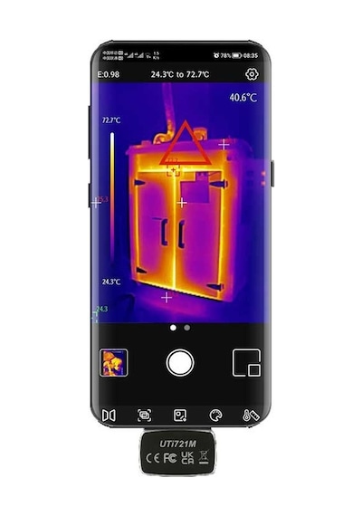 Uti721m Akıllı Telefon Termal Kamera