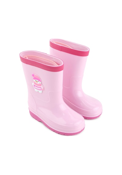 Gezer Kız Çocuk Kışlık İçinde Çıkarılabilir Ek Çoraplı Su Geçirmez Yağmur Bot Çizme Gc2kfm.00682.01.r90.g75 Pembe