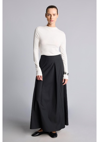 Defacto Slım Fıt Penye Uzun Kollu Tunik I2729ax26auer105 Ekru-er105