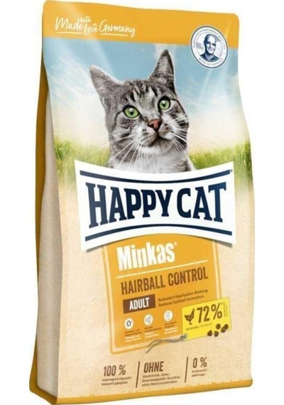 Happy Cat Minkas Hairbcont Geflügel 10 KG