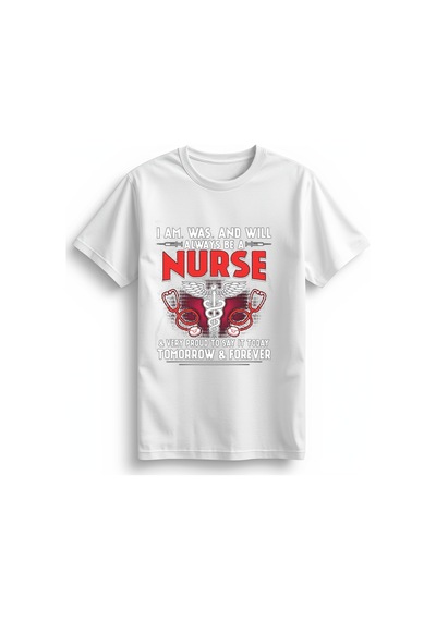 Paybuy Kadın Hemşirelik Mesleği Baskılı Tişört Stethoscope Kanat Desenli Beyaz Paybuy Kadın Hemşirelik Mesleği Baskılı Tişört Stethoscope Kanat Desenli Beyaz