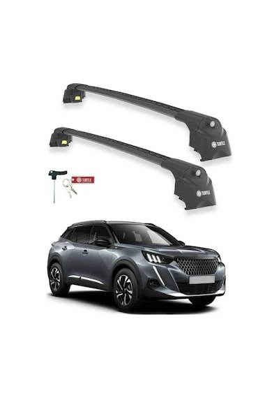 Turtle Peugeot 2008 2020-2023 Ara Atkı Air2 Siyah