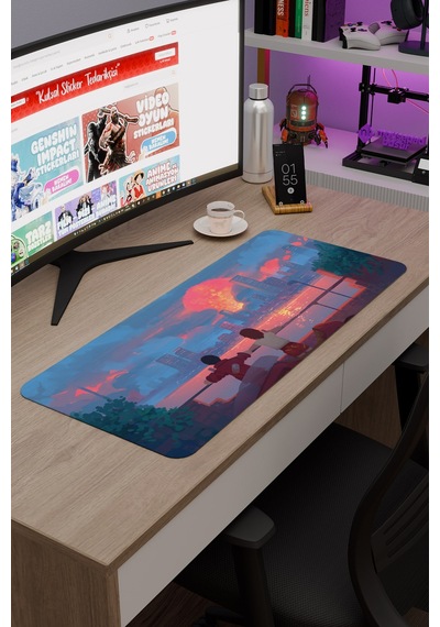 Akira Anime V2 - 70x30 Xl Gaming Kauçuk Kaymaz Taban Mouse Pad Fare Altlığı