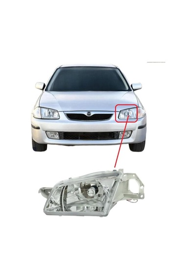 Mazda 323 Far Lambası Ön Sol 1999-2000