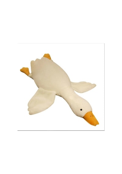 Sevimli Peluş Uyku Arkadaşım Kaz 75 Cm- Uçan Kaz Morton Uyku Yastığı 001