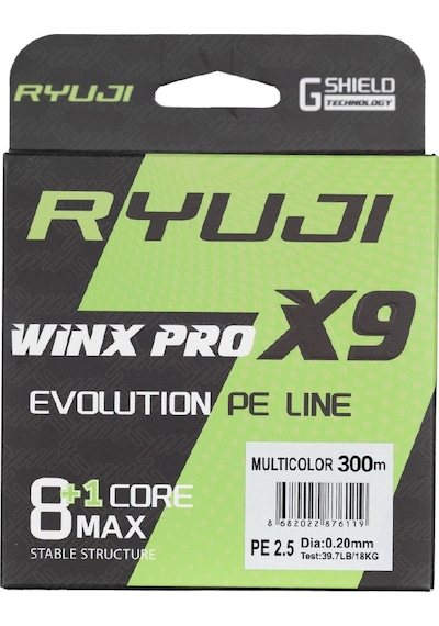 Ryuji Win-x Pro 9b Multicolor 300m İp Misina 0,12mm 0,12mm