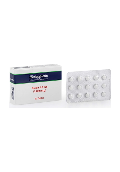 Dermoskin Medohbiotin Biotin 2.5Mg 60 Tablet