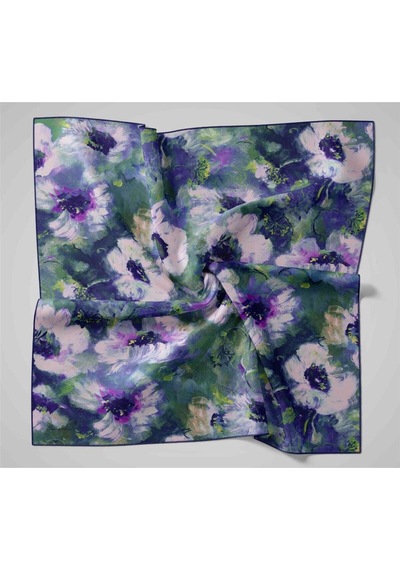 Silk Home Twill İpek Eşarp 11486-25 Koyu Lacivert