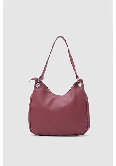 Shule Bags Valerie Oval Omuz Çantası Bordo Bordo