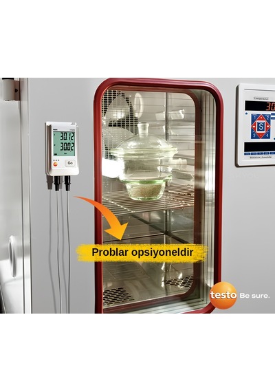 Testo 176t2 Çift Kanallı Sıcaklık Datalogger Tek Cihaz