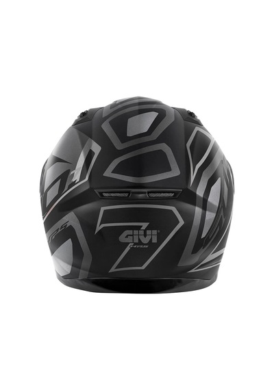 Gıvı 50.7 Proton Mat Tıtanıum-siyah Kask Sıyah