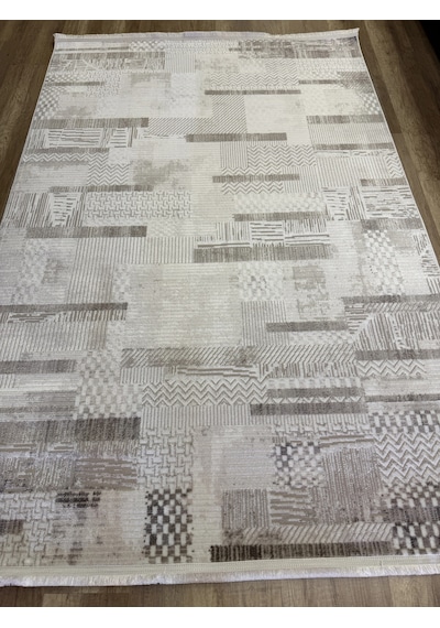 Hoom Rugs Marsilya Hl431 Cream Brown Modern Salon Halısı Krem