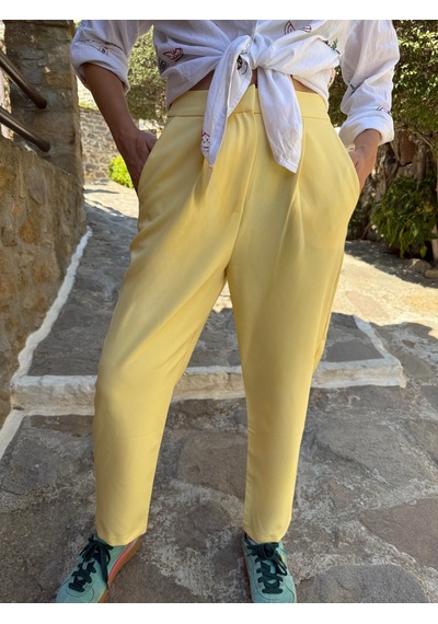 Ali Butik Açık Sarı Havuç Pantolon