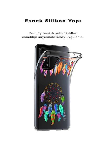 Samsung Galaxy S8 İle Uyumlu 1mm Slim Fit Nazar Boncuğu 6 Baskılı Şeffaf Kılıf