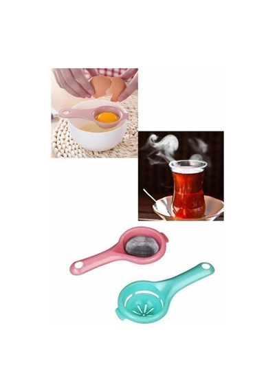 2'li Yumurta Sarısı,akı Ayırma Süzgeci,çay,ıhlamur,bitki Çayı Süzgeci Plastik Diğer