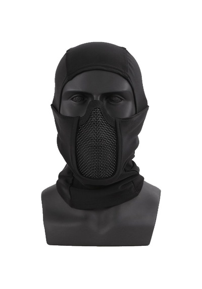 Emersongear Telli Balaklava Siyah Shadow Warrior Buğu Önleyici Siyah