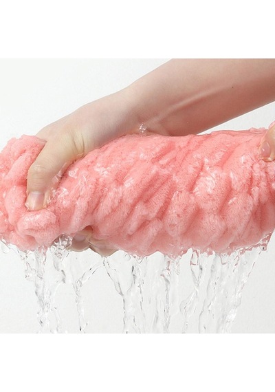 Veraura Lifestyle Mikrofiber Örgü Saç Kurutma Bone Havlu Çok Renkli