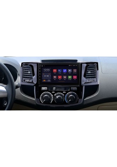Toyota Hılux 2006-15 9" Uyumlu Androıd Multimedya Gerçek 2/32 Kablosuz Carplay Geri Görüş Kameralı 9"