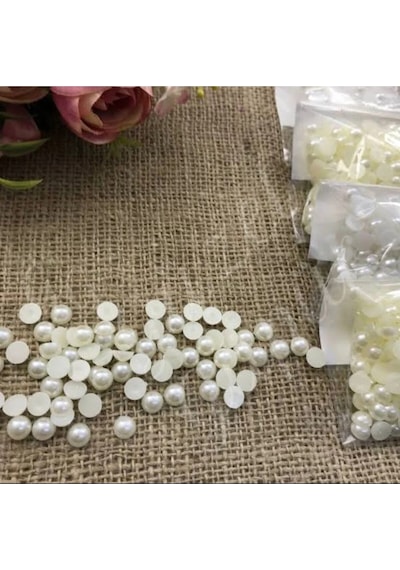 Krem Yarım İnci 8 Mm-50 Gr