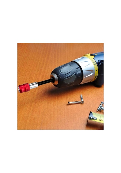 Hızlı Vidalama Adaptörü Altıgen 1/4 Hex Bits Aparatı Şaftlı Manyetik Tornavida Ucu Matkap Bit T