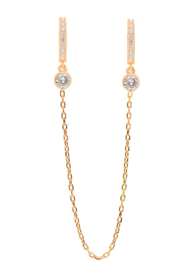 Double String Küpe 719904 Silver Gümüş