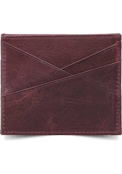 Guard Antik Bordo Hakiki Deri Kartlık - Grd2403xw22429 Çok Renkli