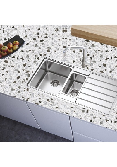 İbmtü250 Mutfak Tezgah Üstü Kendinden Yapışkanlı Folyo Kaplama Terrazzo Desen 70cmx100cm