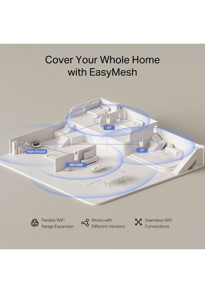 Mercusys Me25b Be3600 Wıfı7 Menzil Genişletici Priz Tip