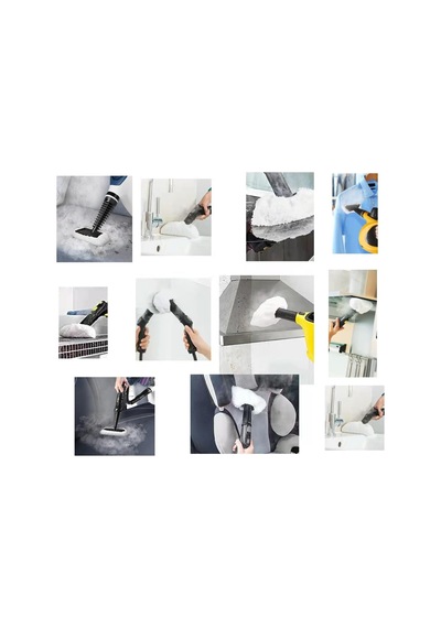 Vilucks Elde Taşınabilir Buharlı Temizleyici İçin Mikrofiber Pedler - 2'li Yedek Bez Seti Elde Tutulan Buharlı Piş Genel