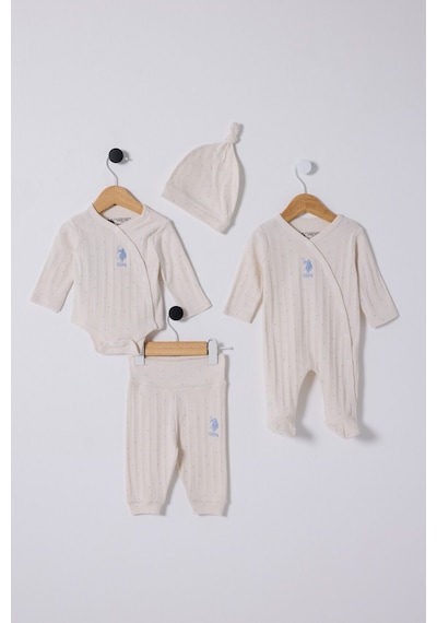U.S. Polo Assn. Erkek Bebek Beyaz Takım 5274-47853 Beyaz