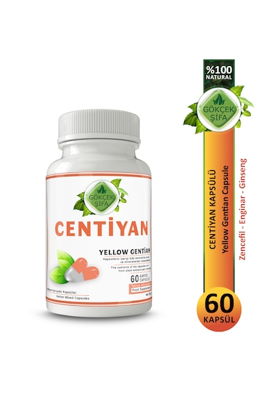 Centiyan Kapsül Yellow Gentian Capsule
