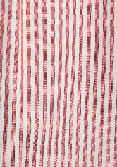 Colin's Colins Boyfriend Fit Shirt Neck Çizgili Kadın Kirmizi Uzun Kol Gömlek Cl1081918 Q1.v1 Red Kırmızı