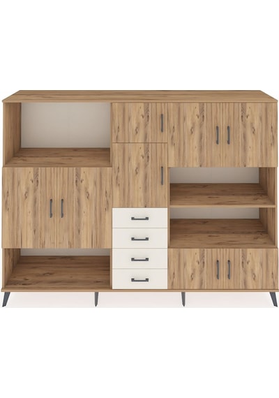 Hyperion Dolap 9 Raflı 4 Çekmeceli 8 Kapaklı 220x44x163 Çam-çam/a Çam-çam/aytaşı Hyperion Dolap 9 Raflı 4 Çekmeceli 8 Kapaklı 220x44x163 Çam-çam/a Çam-çam/aytaşı